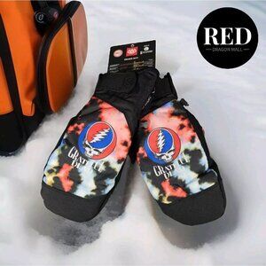 686 GRATEFUL DEAD Primer Mitt Ski Gloves Grateful Nebula HTF - Men's Size L